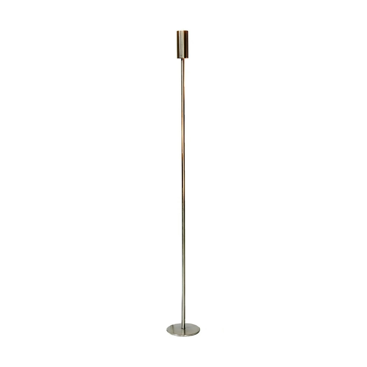 SSH Collection Ava 110cm Tall Single Candle Stand - Nickel