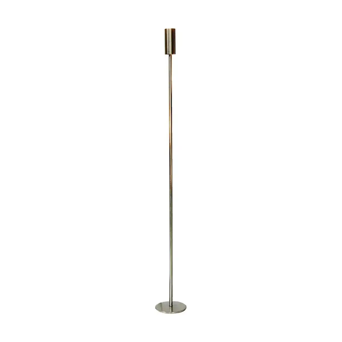 SSH Collection Ava 110cm Tall Single Candle Stand - Nickel