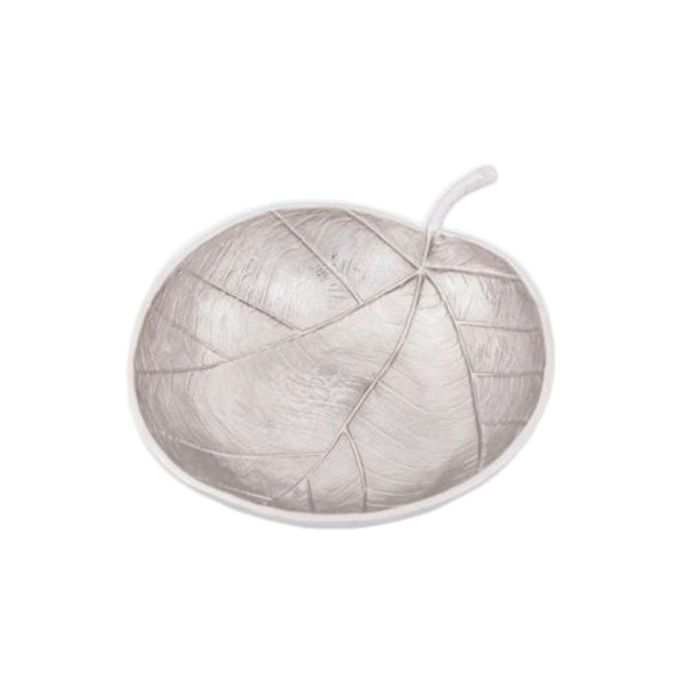 SSH Collection Apple 30cm Wide Decorative Leaf - Nickel