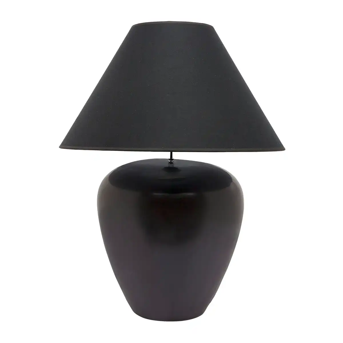 Cafe Lighting Picasso Table Lamp - Black with Black Shade