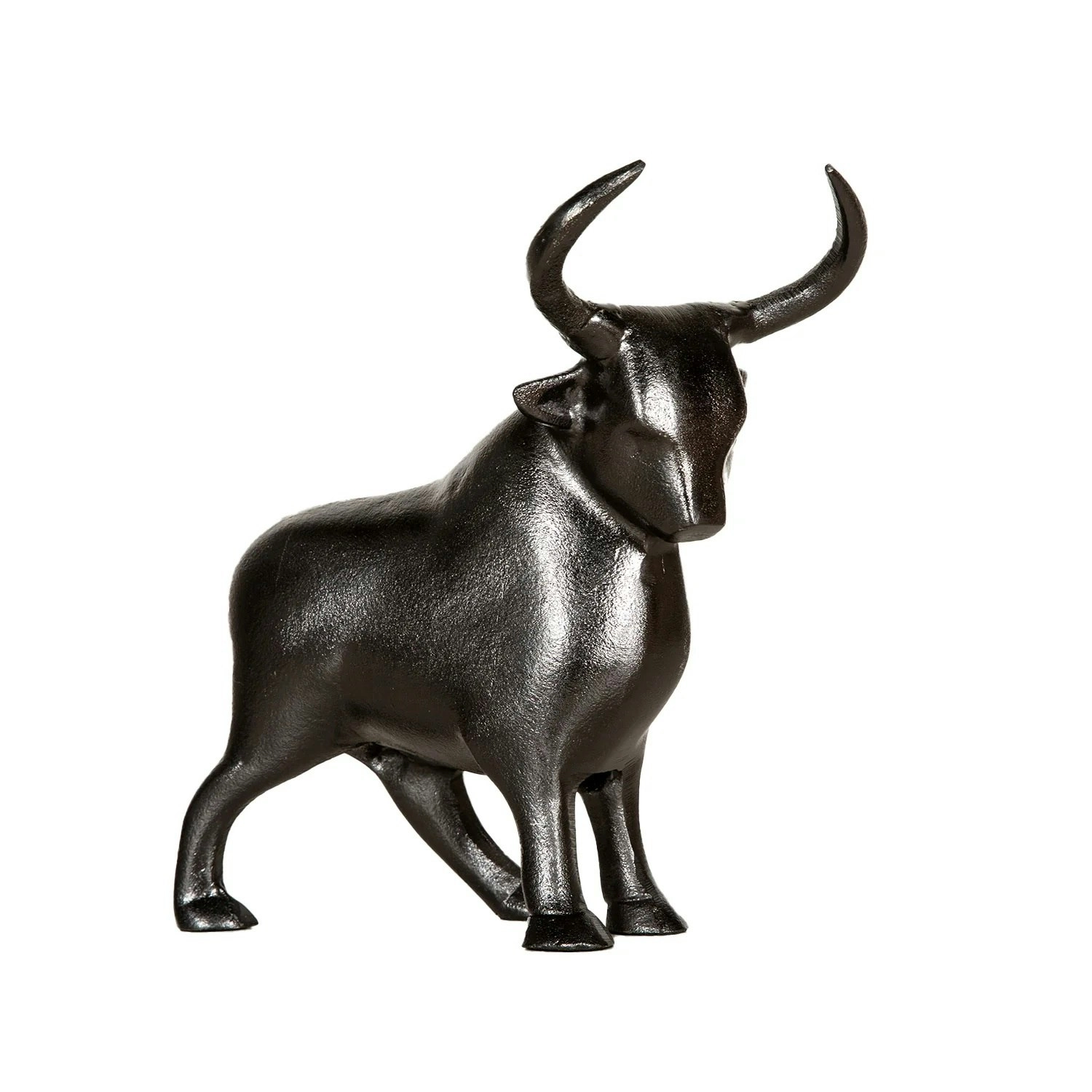 SSH Collection Pamplona 20. 5cm Tall Decorative Bull Statuette - Black