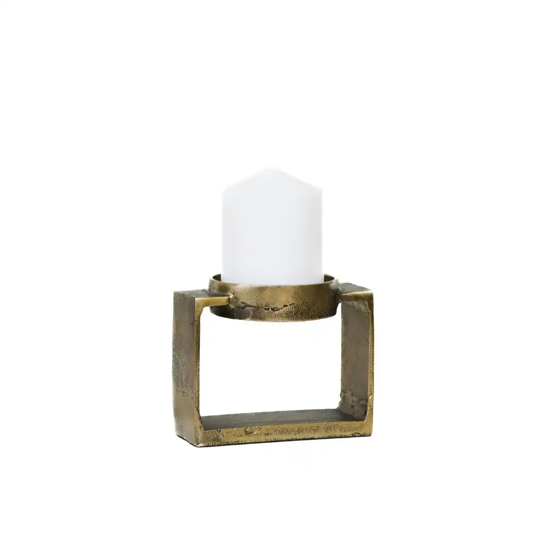 SSH Collection Miles 11.5cm Single Candle Stand - Brass