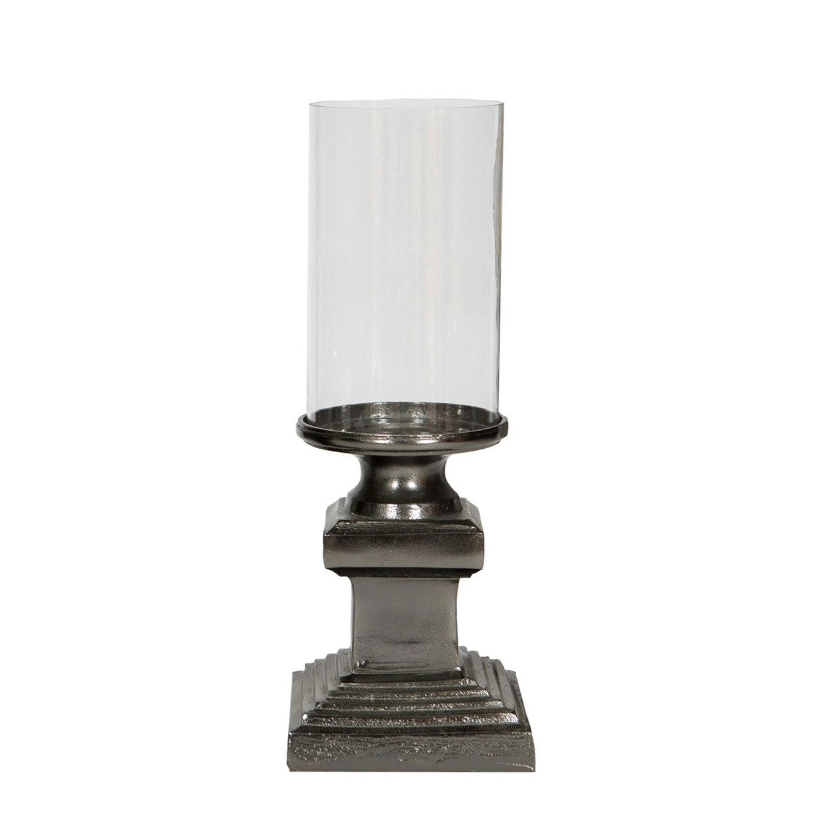 SSH Collection Lara 53cm Tall Hurricane Lamp - Black Nickel