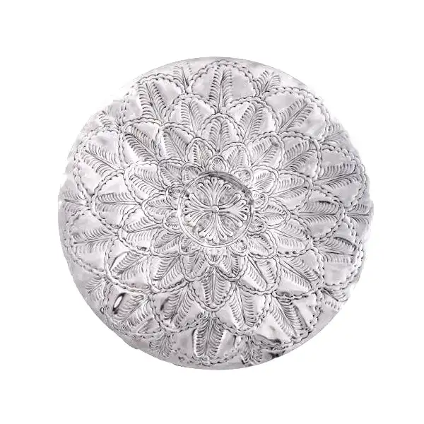 SSH Collection Vanya 66cm Wide Floral Petal Wall Art - Polished Aluminium