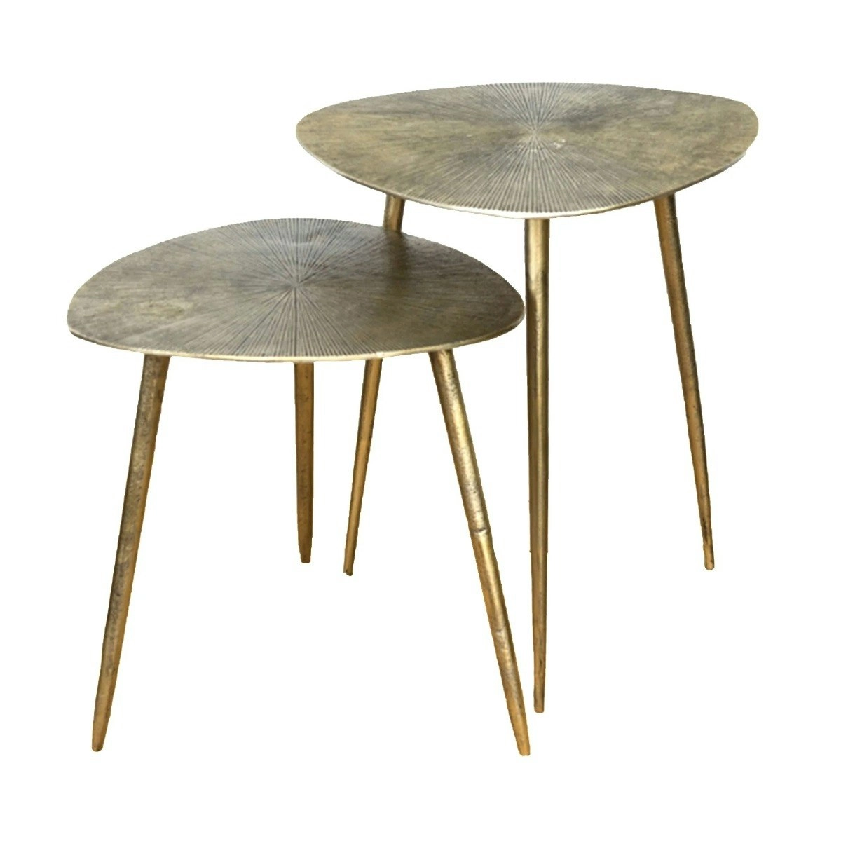 SSH Collection Revival 46cm Wide Side Table - Brass