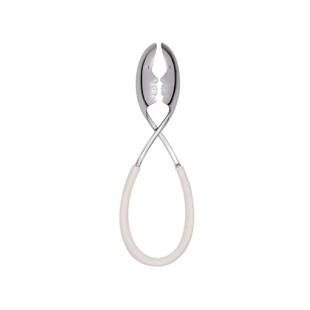 Bugatti Kiss Salad Tongs - White