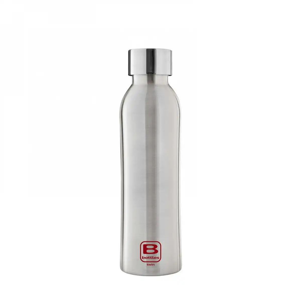 Bugatti B-Bottle Twin Wall 500ml Drink Bottle - Brushed Steel