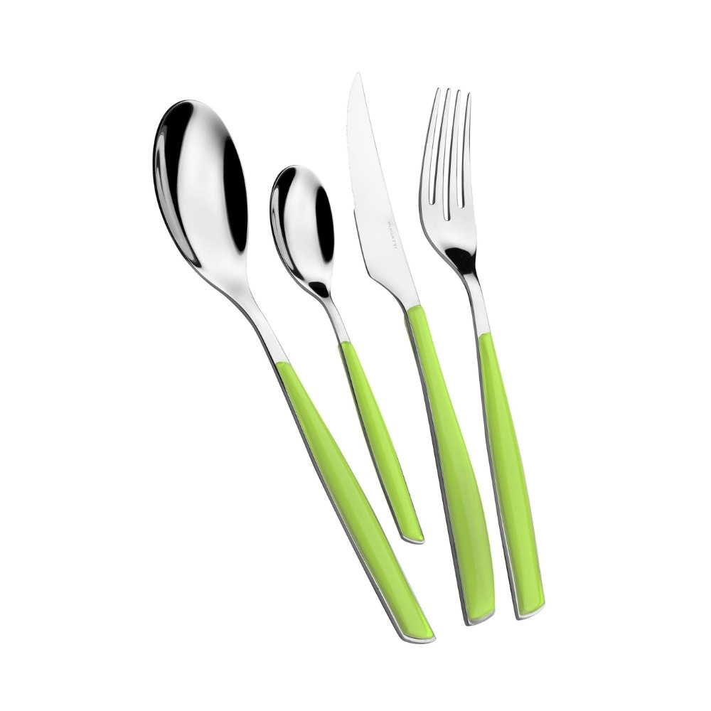 Bugatti Glamour 24 Piece Cutlery Set - Apple Green