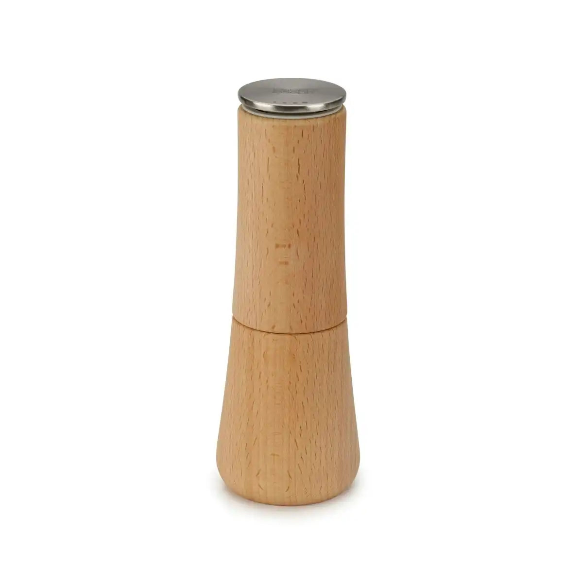 Joseph Joseph Milltop Wood No-spill Salt Mill - Beech