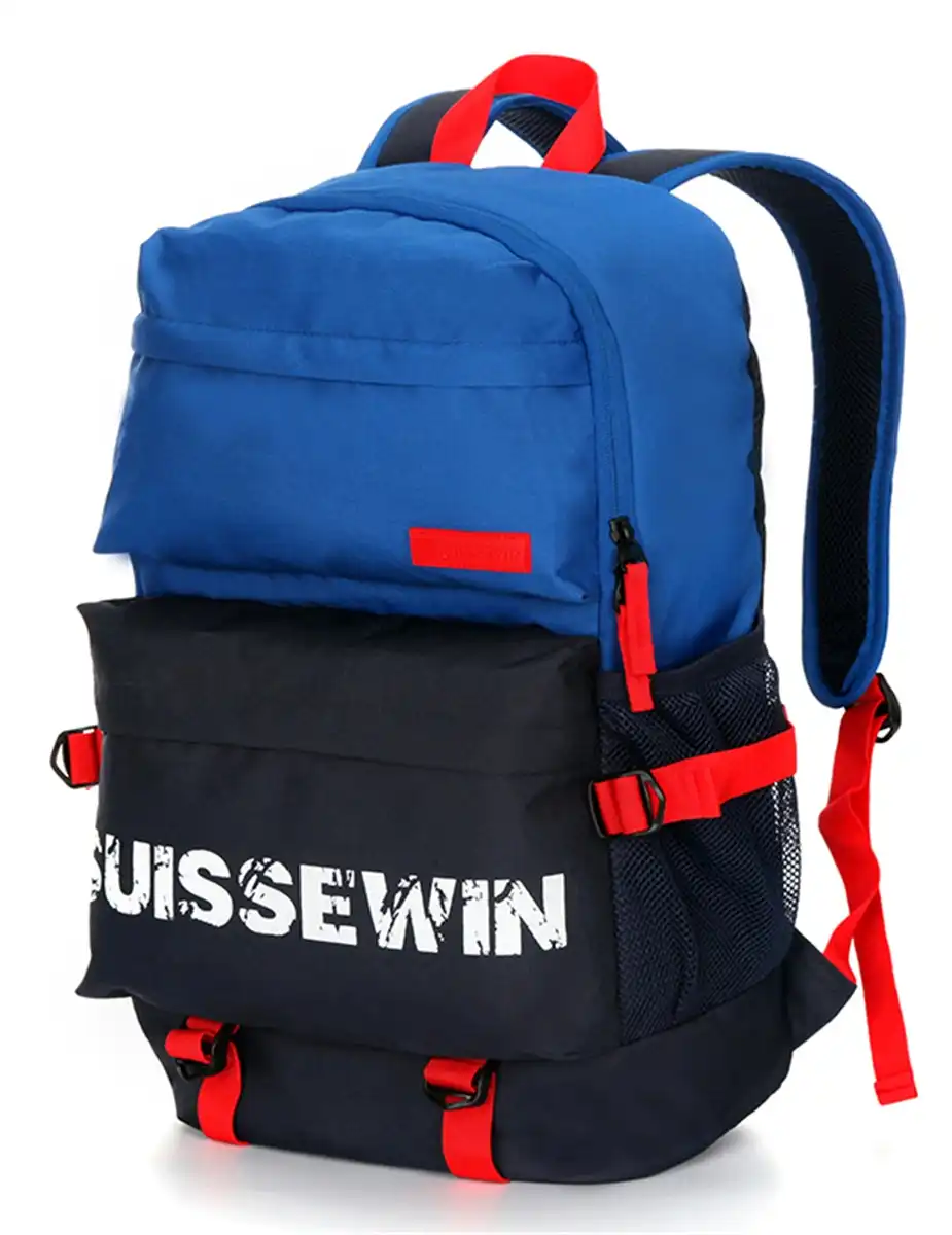 Suissewin Swiss Daily Backpack Kids School backpack Travel Shoulder Bag SNK17010 Blue