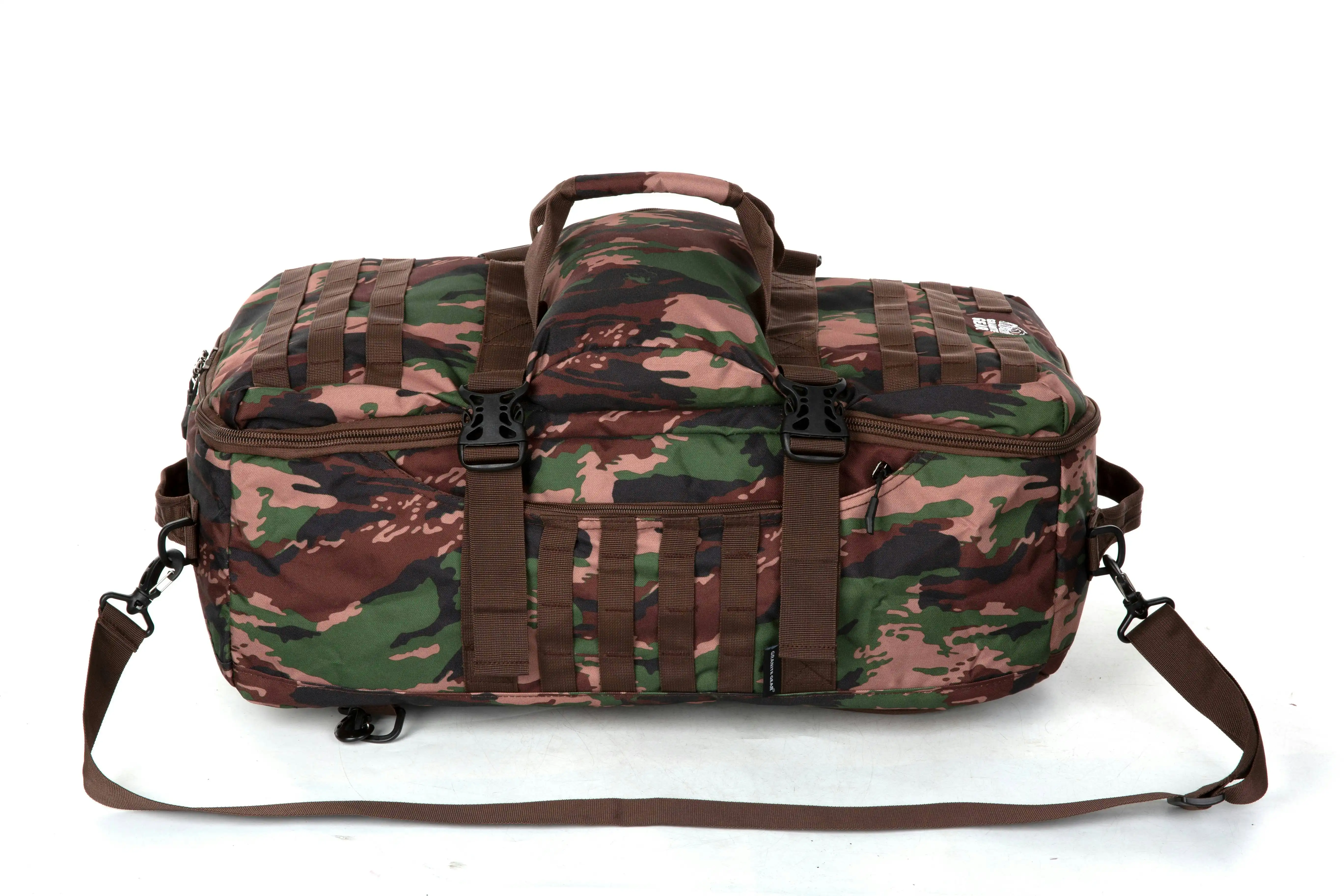 Granite Gear Duffle Bag With Backpack Straps Waterproof Sports Gym Duffel Crossbody Camping Hiking Bag G7555