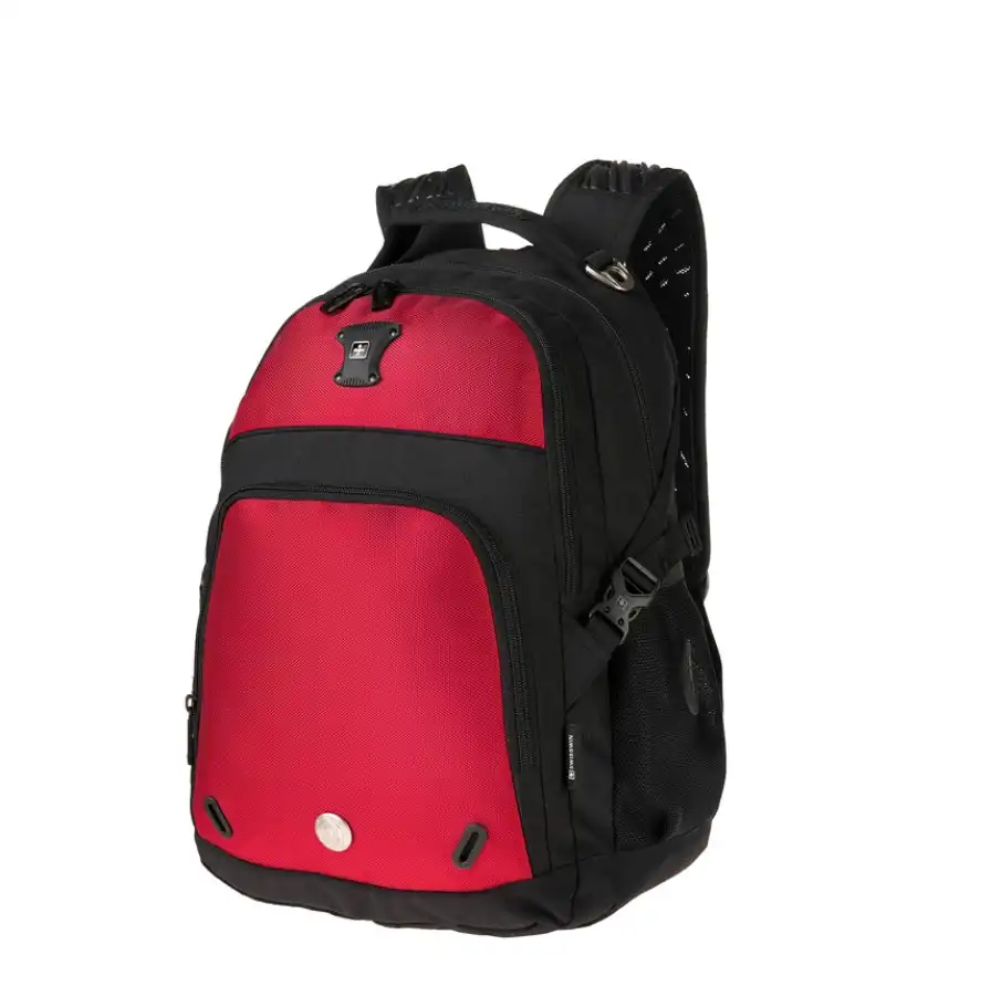 Swisswin Swiss Water-Resistant 15.6" Laptop Backpack School Backpack Travel Shoulder Bag SW9017 Red