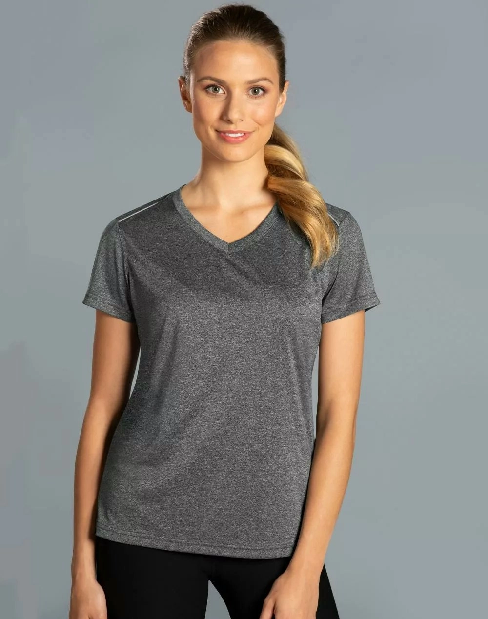 V-Neck Heather Tee