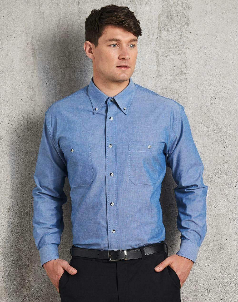 Chambray Long Sleeve Shirt