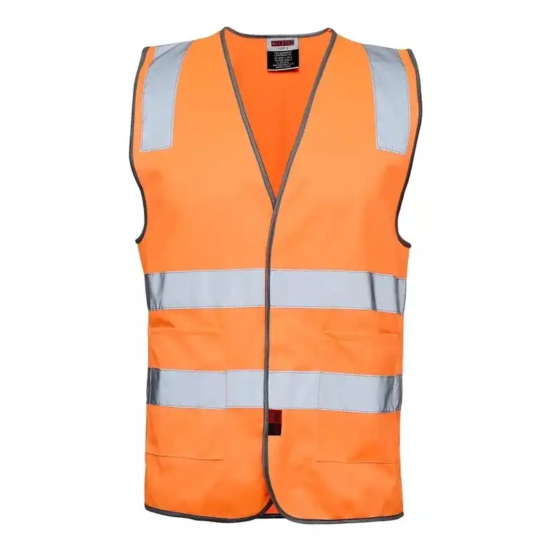 Hi Vis Day-Night Vest with Pockets