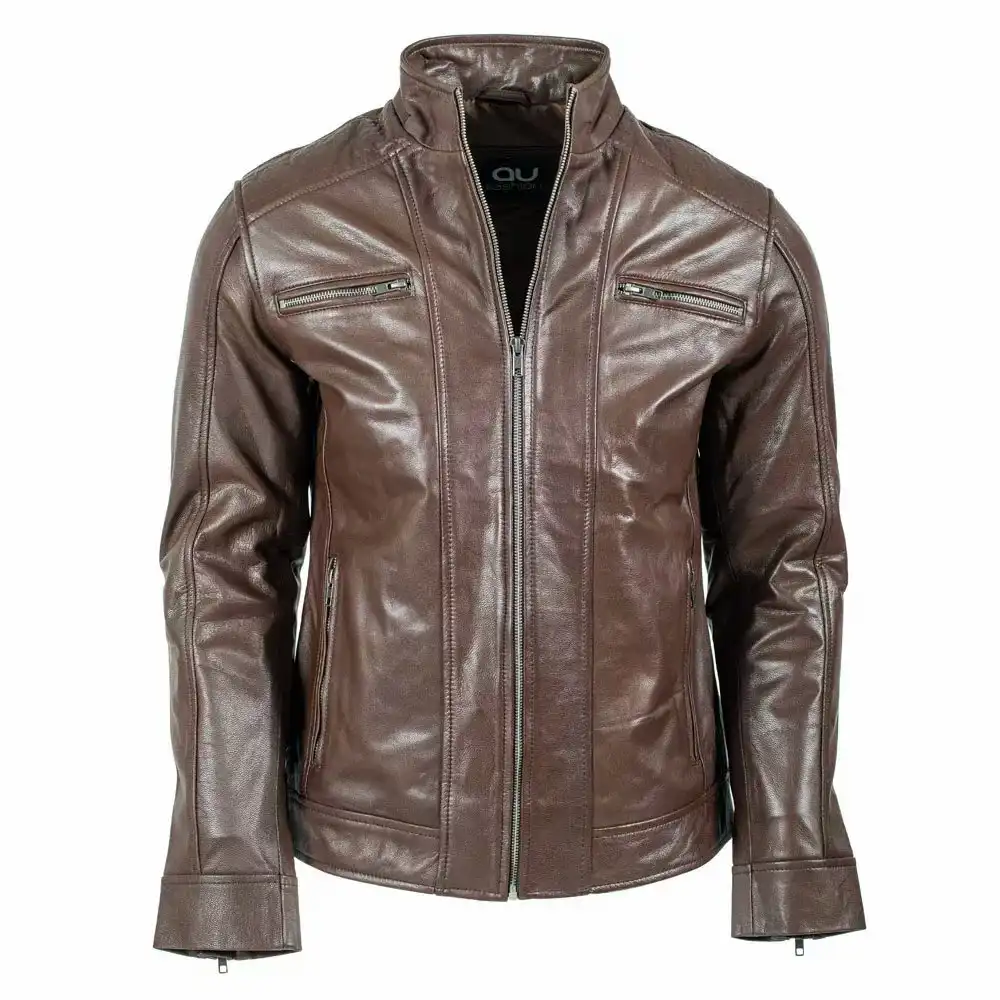Men’s Biker Leather Jacket