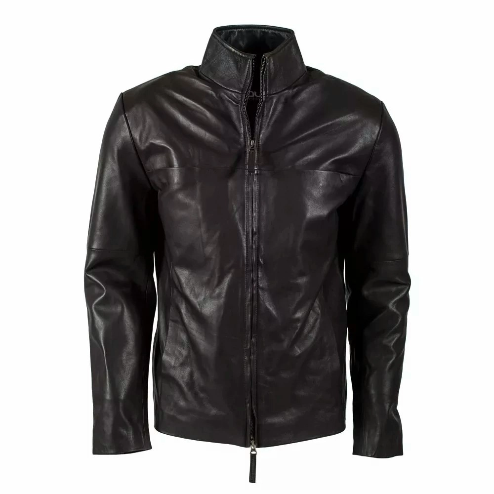 Zipper Classic Leather Jacket