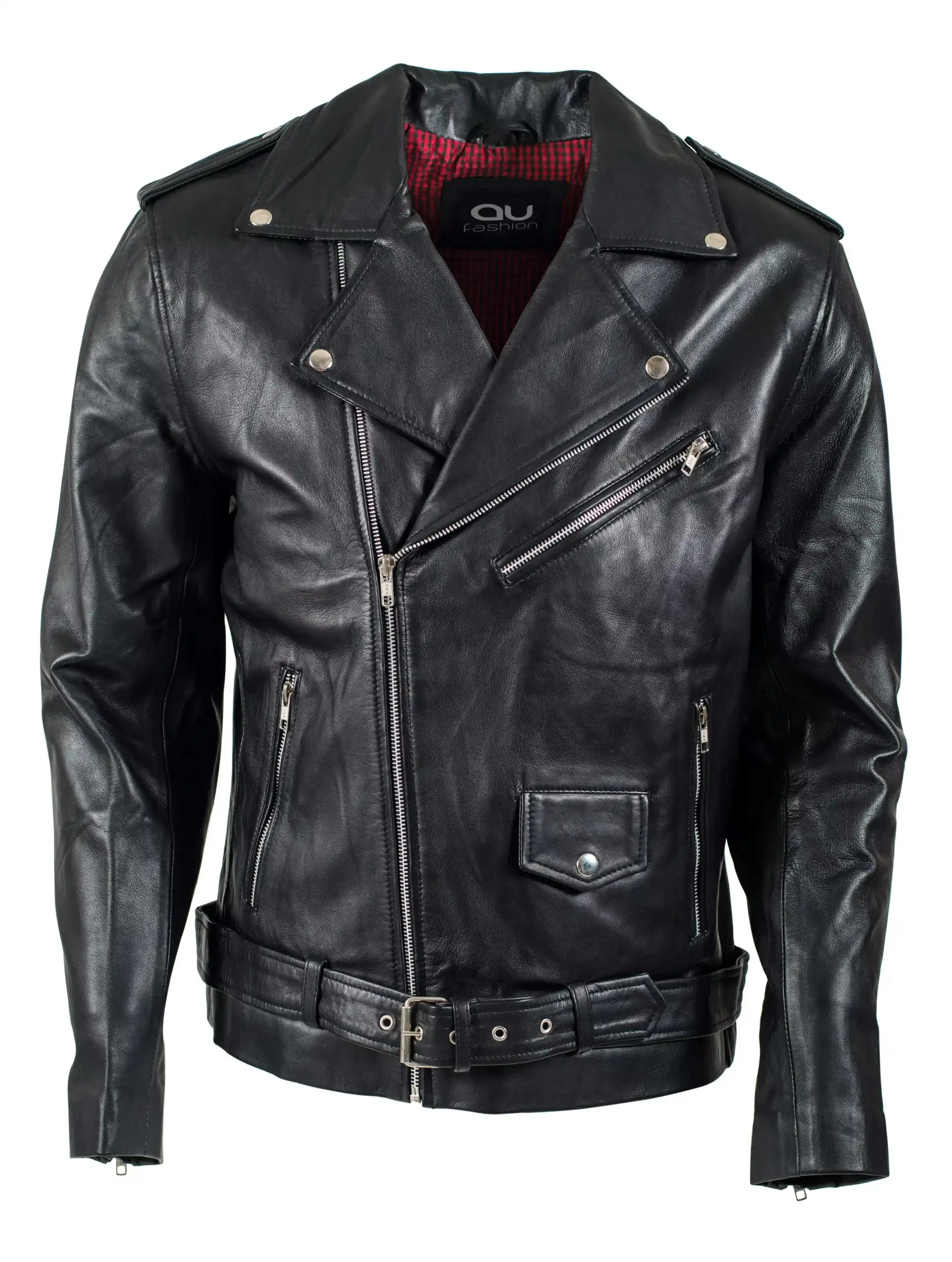 Terminator Black Biker Leather Jacket