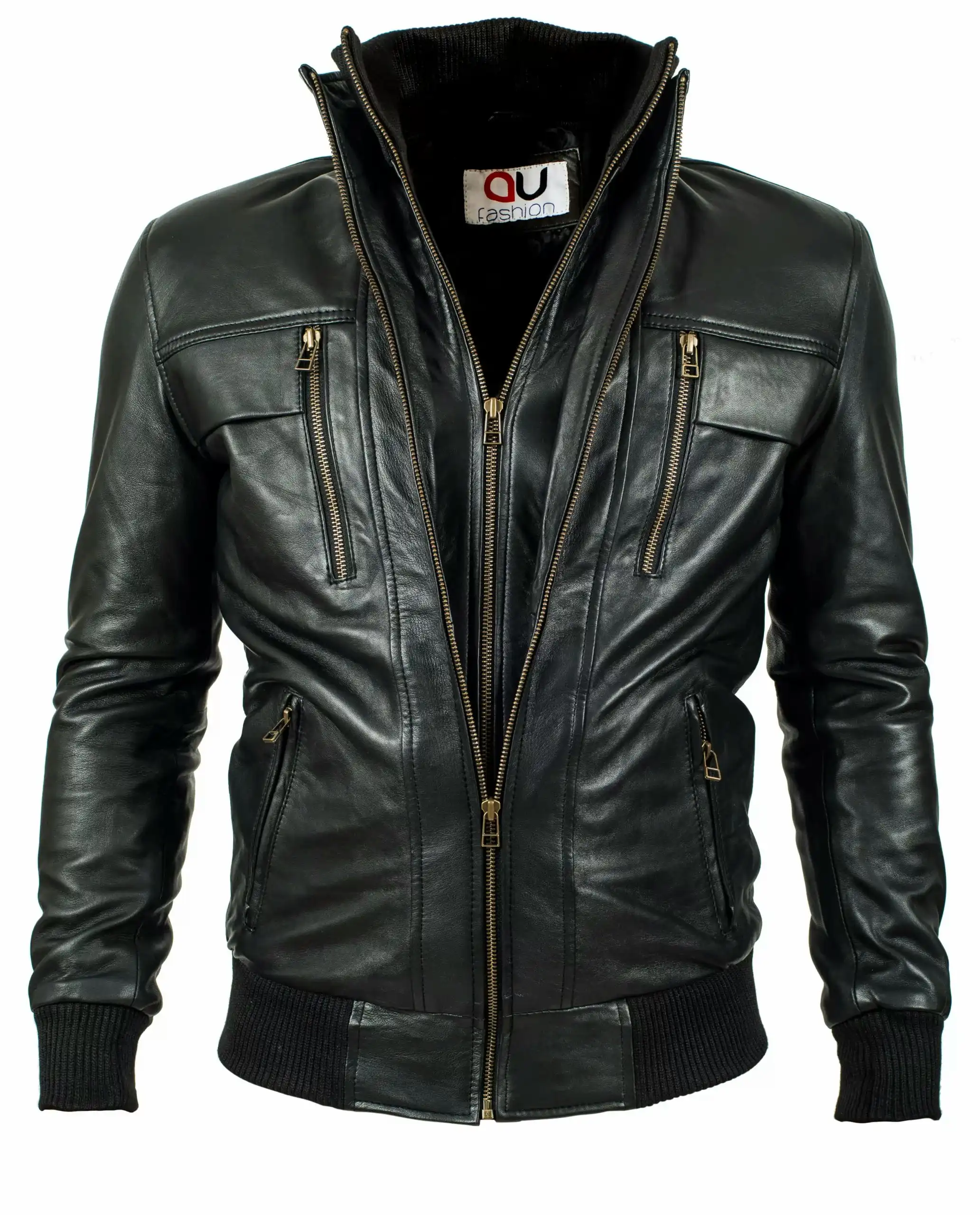 Avalon Black Leather Jacket
