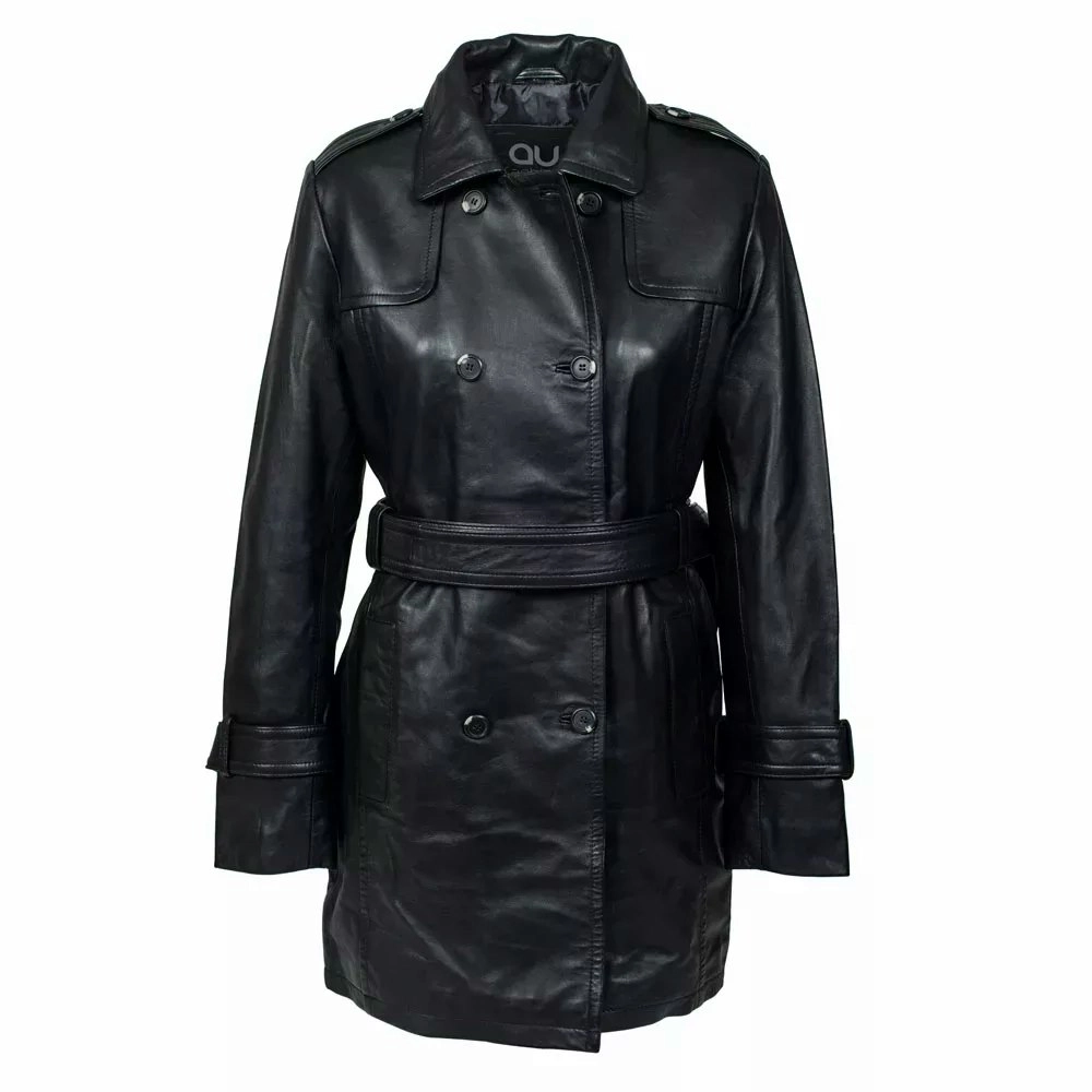 Black Belted Long Coat