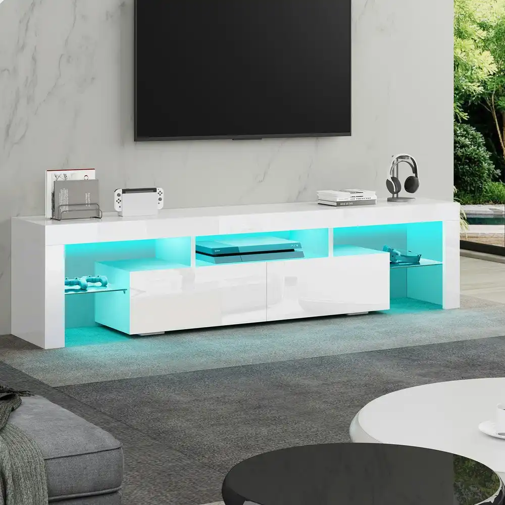 Alfordson Entertainment Unit 160cm LED White