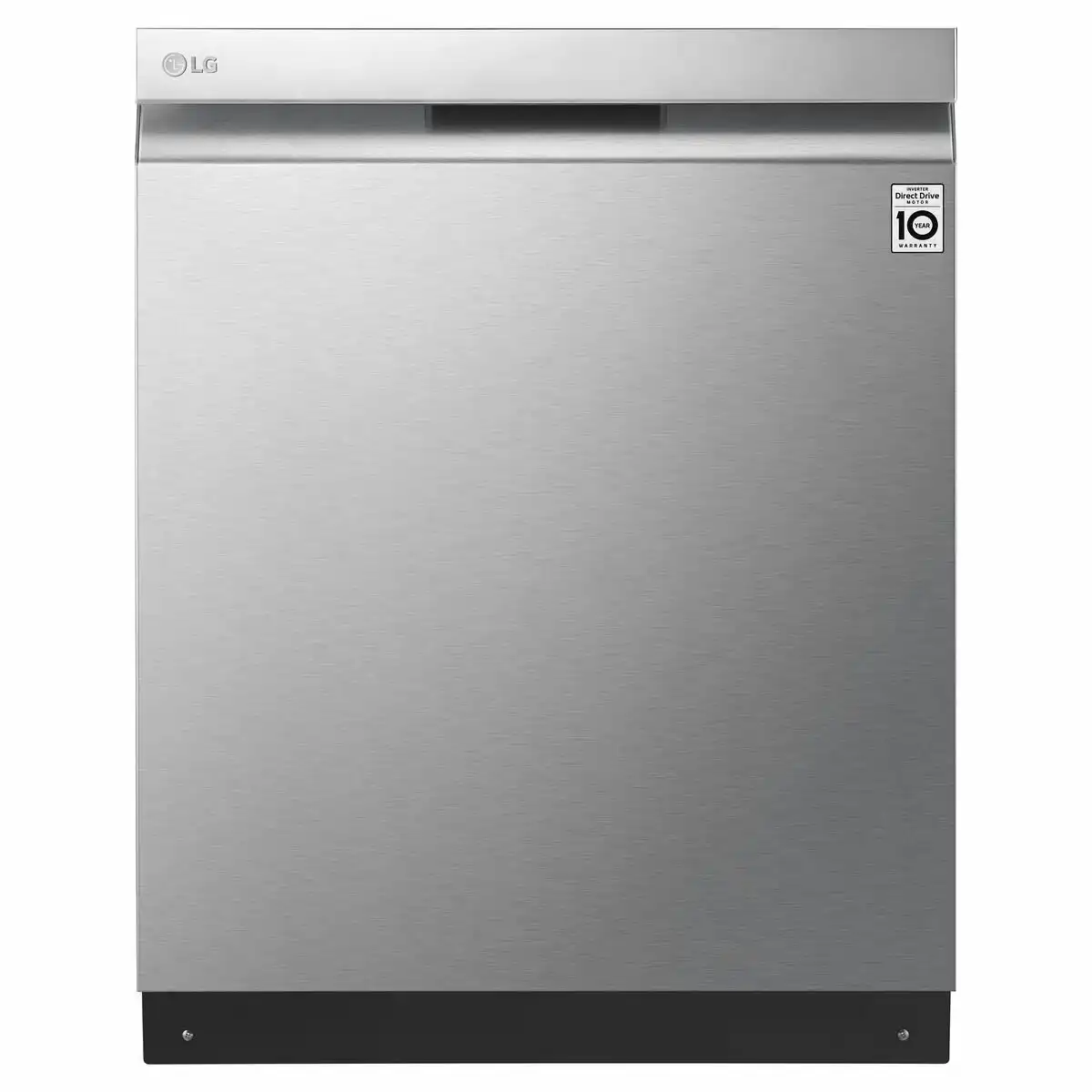 LG 15 Place QuadWash Built Under Dishwasher in Brushed Steel Finish with TrueSteam