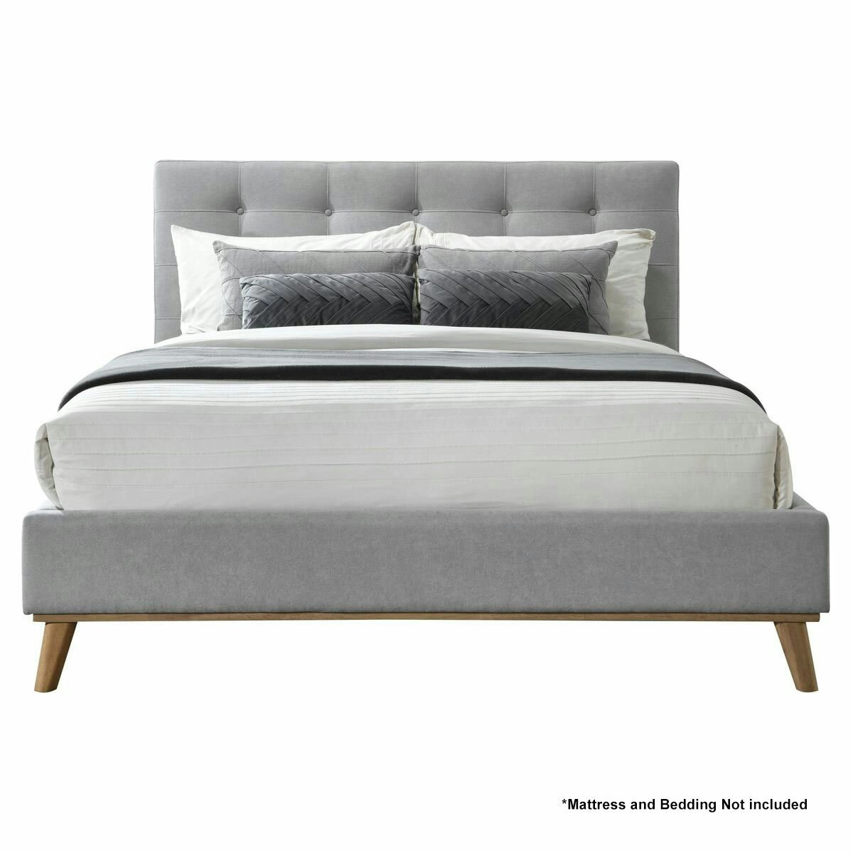 Ostro Furniture Ostro Saiga Queen Bed Base & Bedhead