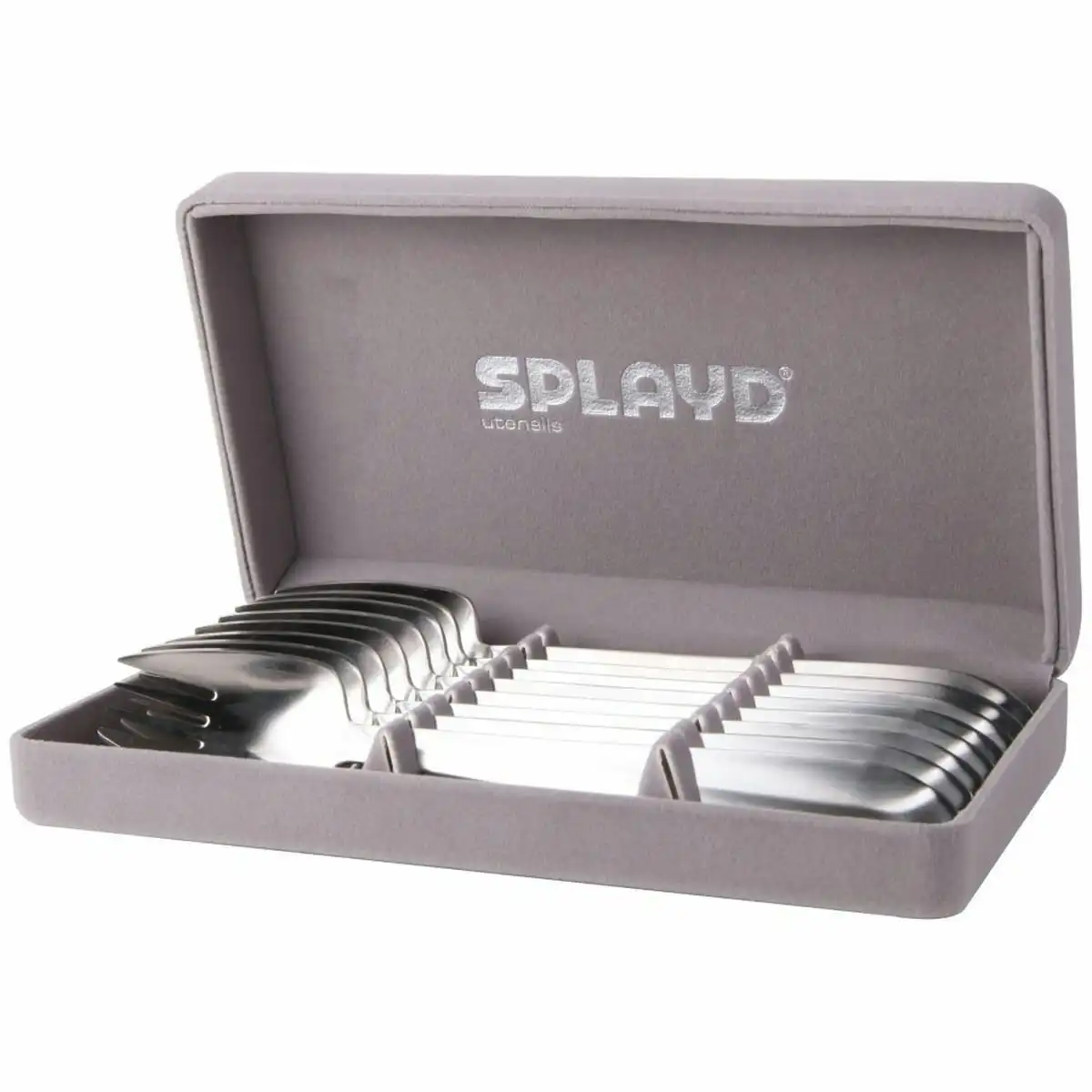 Splayd Luxury Stainless Steel Satin 8pc Set s