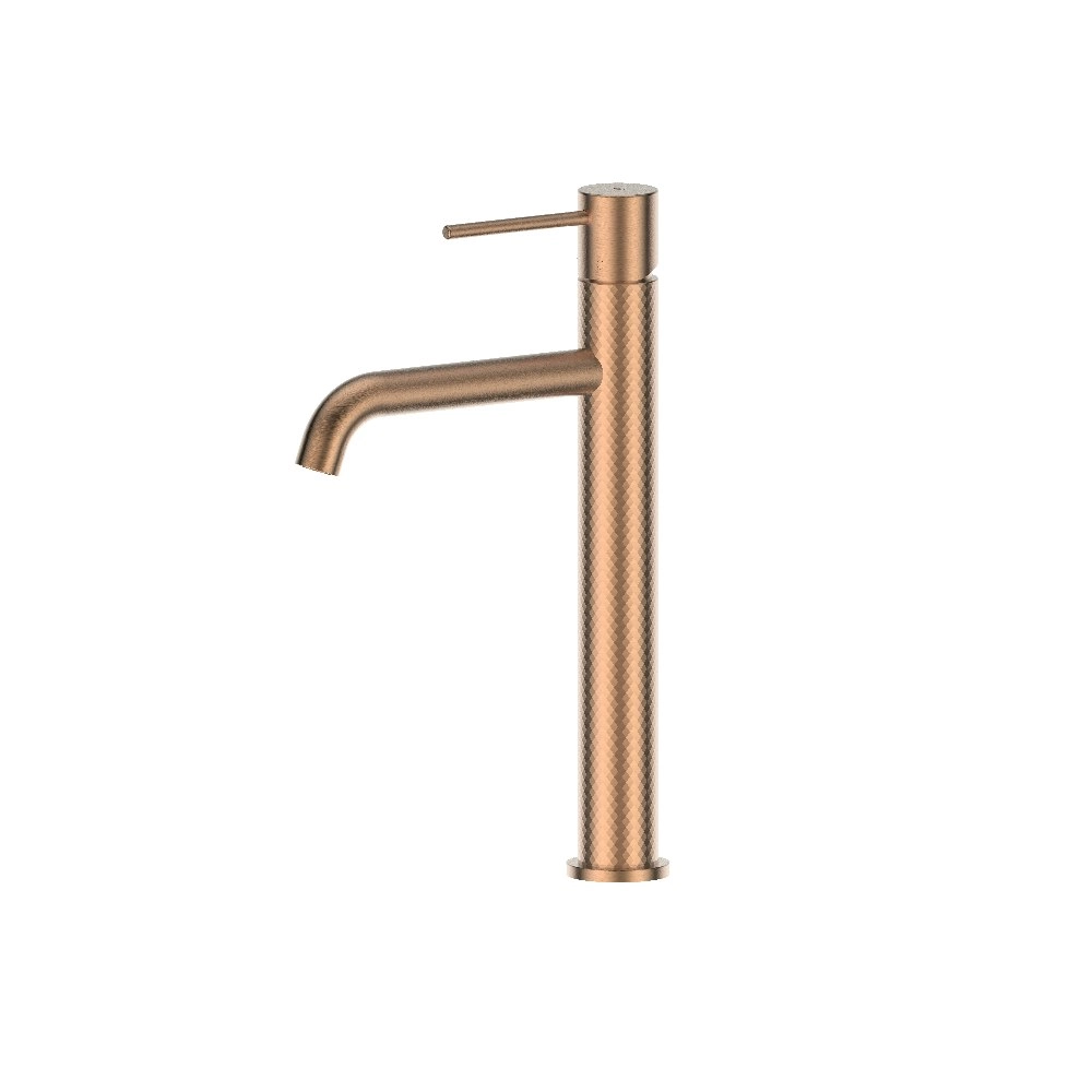 Greens Tesora Tower Basin Mixer PVD Brushed Copper 21302568