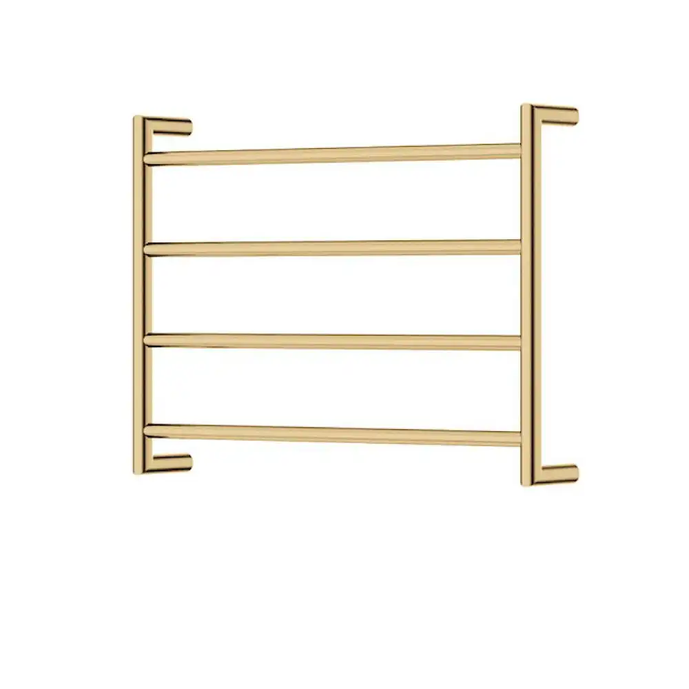 Fienza Kaya Heated Towel Ladder 600x450mm 4 Bars Urban Brass 8286045UB