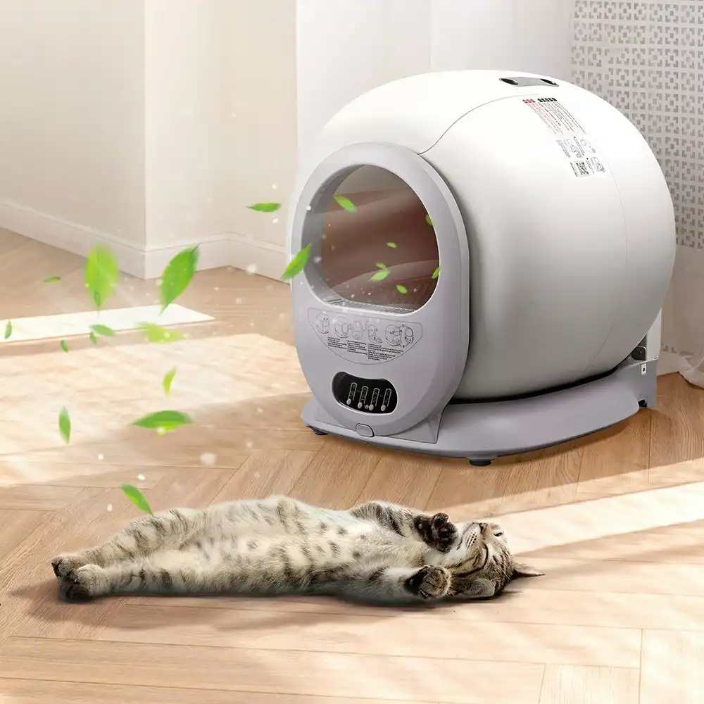 Taily Automatic Smart Cat Litter Box Self-Cleaning App Control Safety Pet Toilet