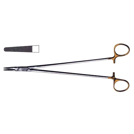 Livingstone Masson Needle Holder 27cm Stainless Steel with Tungsten Carbide