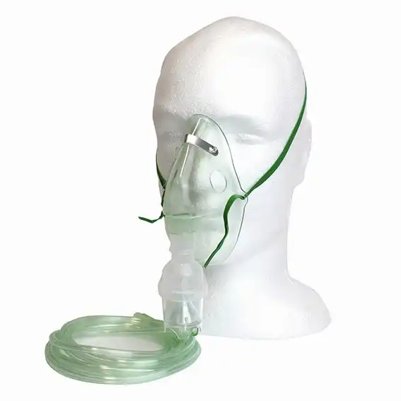 Livingstone AM-1 Softec Aerosol Mask, with Oxygen Tube or Tubing, Adult, Each x108