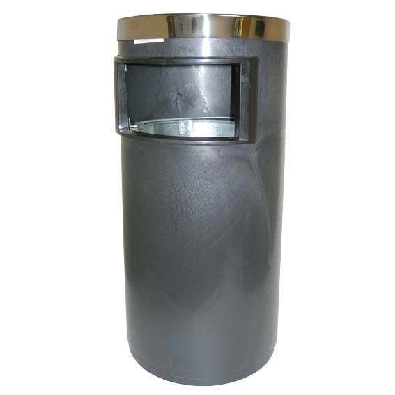 Rubbish Bin Stainless Steel Round 30Dcm 60Hcm