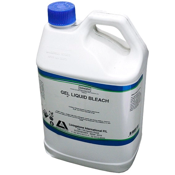 Livingstone Gel Liquid Bleach Concentrate 5L Bottle