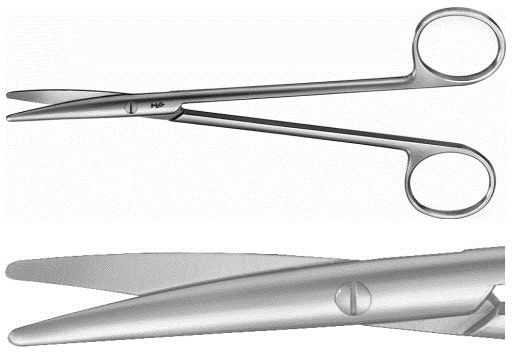 Perfect Metzenbaum Scissors 16cm Curved Stainless Steel Theatre Quality