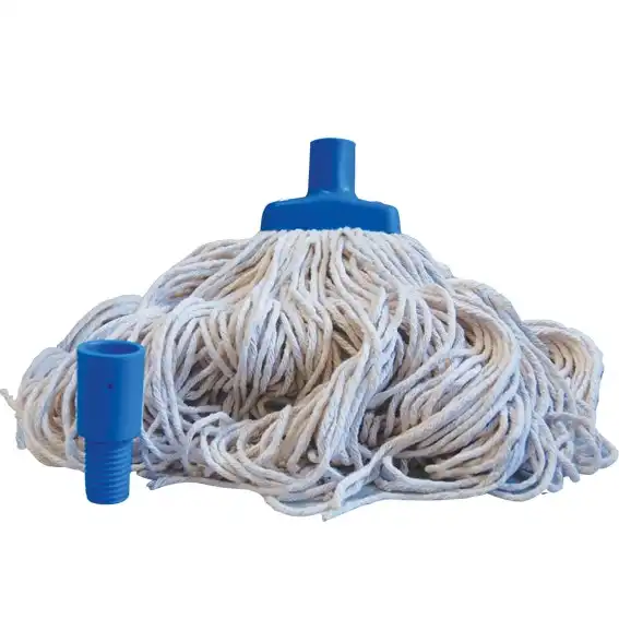 Livingstone Contractor Cotton Yarn Mop Head 700g, 22mm Screw Type Raw White