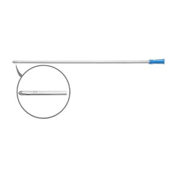 Livingstone Male Nelaton Catheter 8FG Blue 38cm Length Sterile 100 Bag