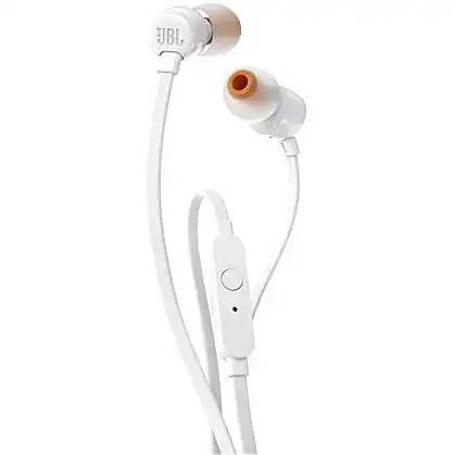 JBL T110 In Ear Headphones White