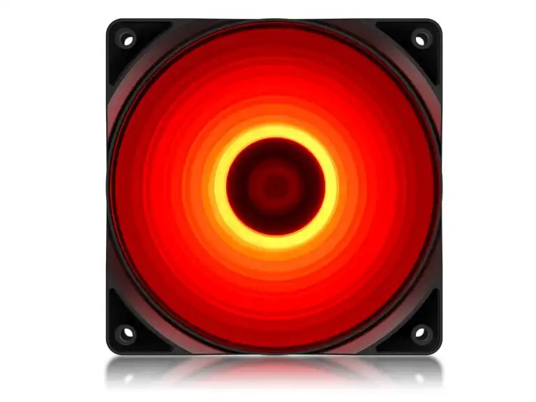 DEEPCOOL RF120R High Brightness Case Fan With Built-in Red LED (DP-FLED-RF120-RD)