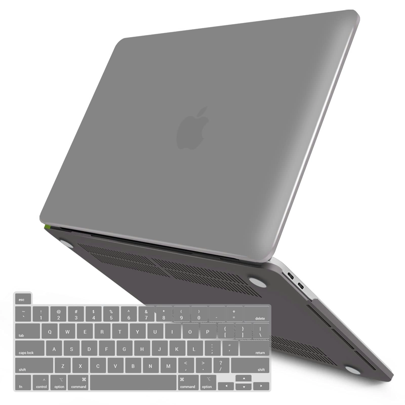 Suitable for  Grey MacBook Pro 13 Inch Case 2016-2023 M1 M2 A2338 A2289 A2251 A2159 Hard Shell Case Keyboard Cover