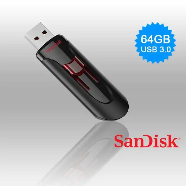 Sandisk Sdcz600 064g 64gb Cz600 Cruzer Glide Usb 3.0 Version