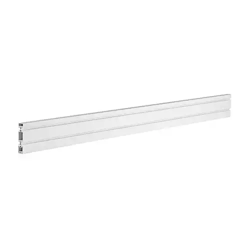 Brateck Aluminum Slatwall Panel, Weight Capacity 40kg-Matte White