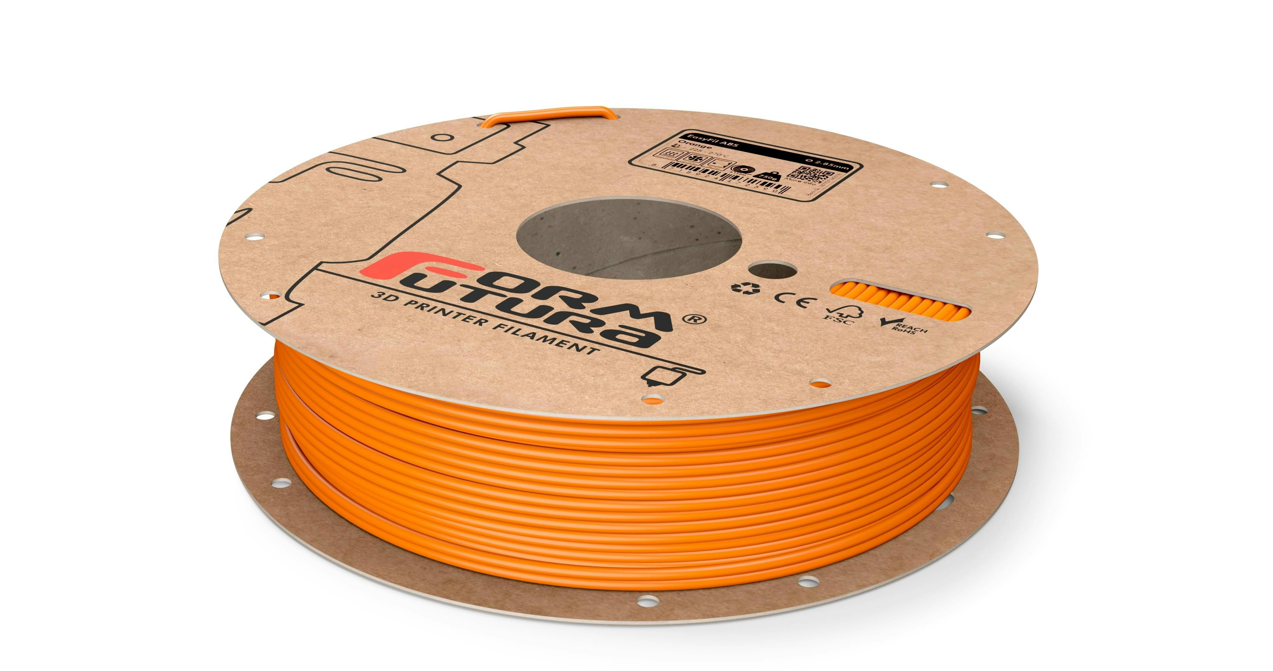 ABS Filament EasyFil ABS 2.85mm Orange 750 gram 3D Printer Filament