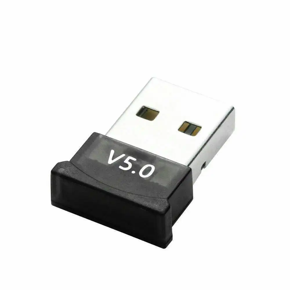 Bluetooth V5.0 USB Dongle Adapter For PC Desktop Computer WIN 10 11