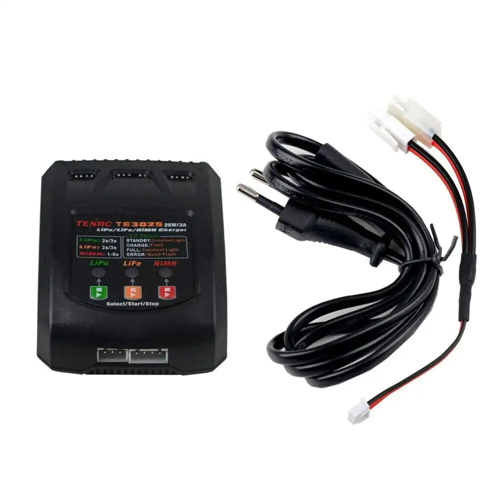 Te3025 Mini Balance Charger For Rc Imax 7.4v 11.1v 2-3s Lipo Nimh Battery Car