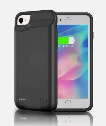 Protective Case with Built In Power Bank For iPhone 6s - Black