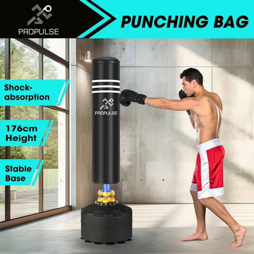 Propulse Boxing Punching Bag Free Standing Speed Bag Adults Kick Training 176cm