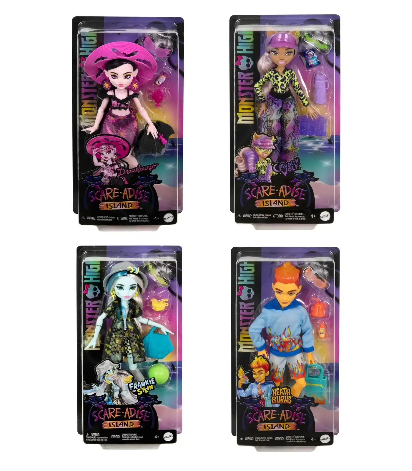 Monster High Scareadise Island Doll. Assorted