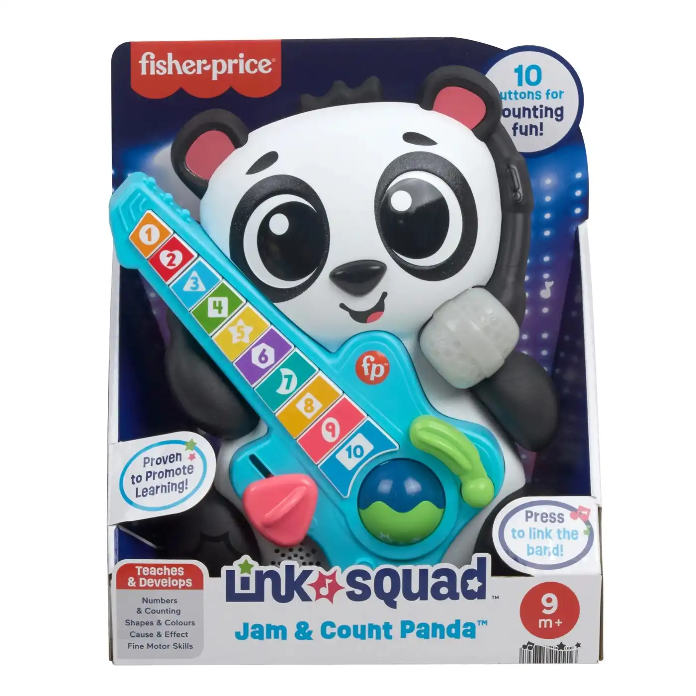Fisher-Price Link Squad Jam & Count Panda